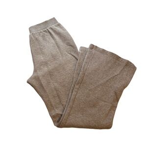 Cozy Gray Slit Sweatpants